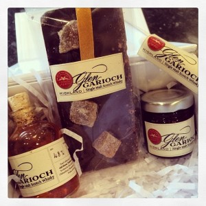 A package contained chocolate, jam, a mystery dram