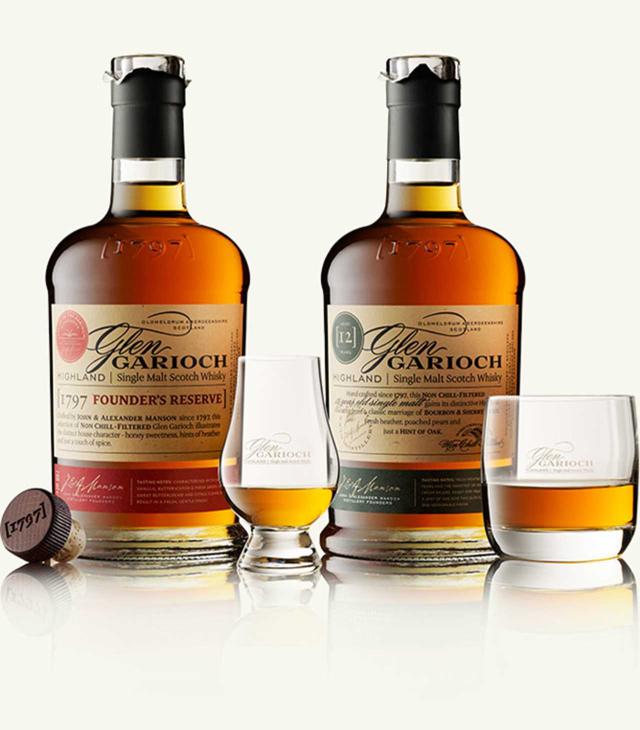 Bottle of Glen Garioch Founder's Reserve and 12 Years Old