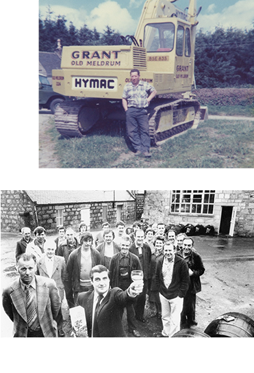 Images of a crane and few peoples