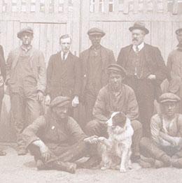 Image of few peoples and a dog